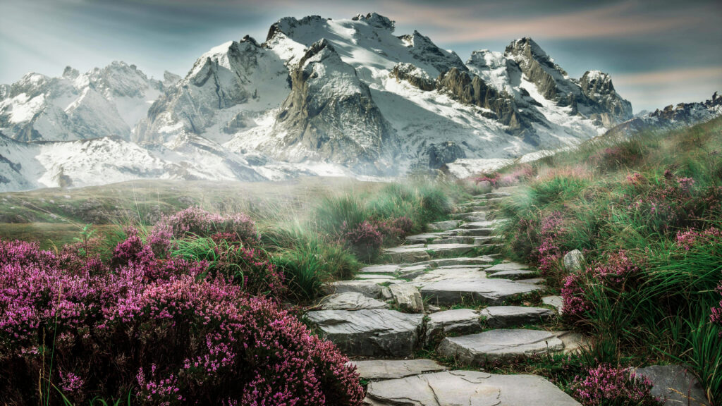 mountains trail mountains trail